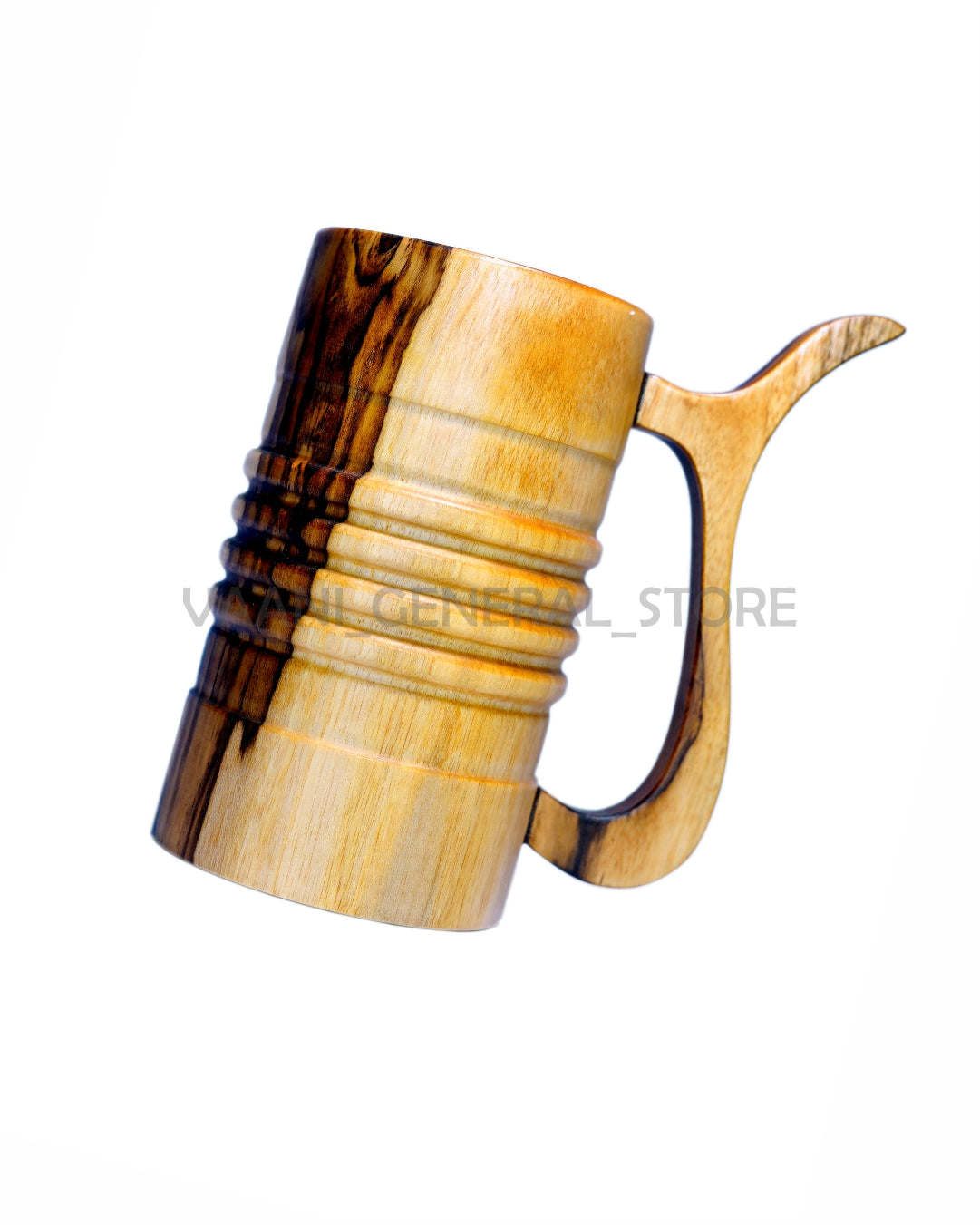 Wooden Coffee Mug Set – 650 ml (Set of 2)