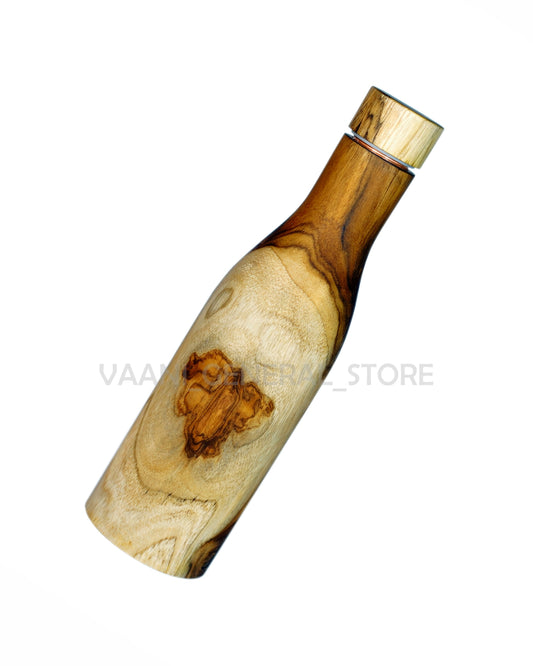 WOODEN COPPER BOTTLE (500 ml)
