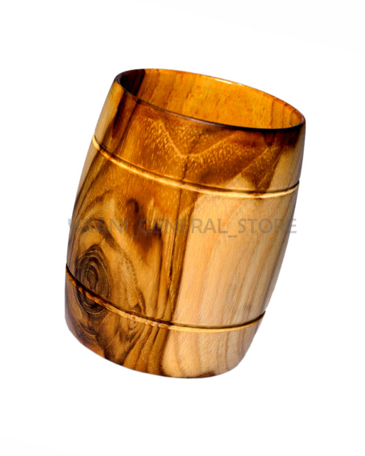 Wooden Glass Set – 250 ml (Set of 6)